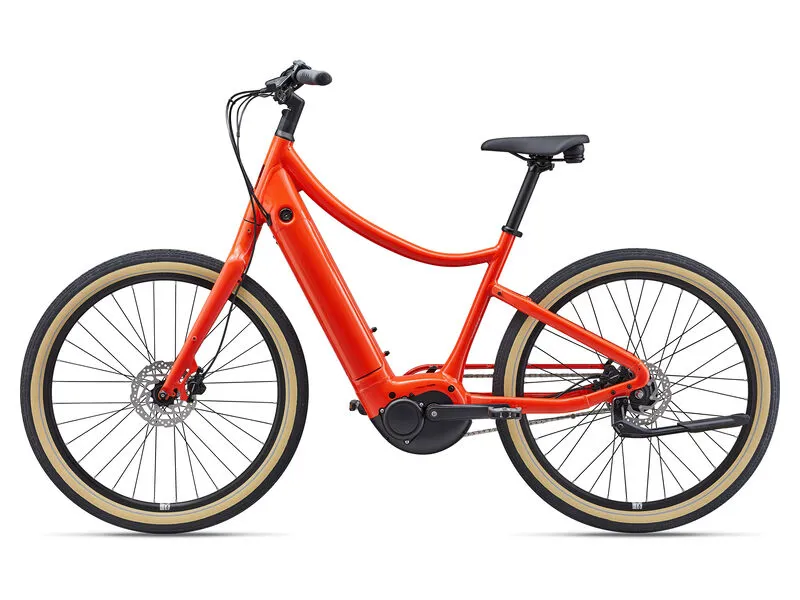2024 Momentum Vida E+ - Mid-Step Electric Bike - Tequila Sunrise-1